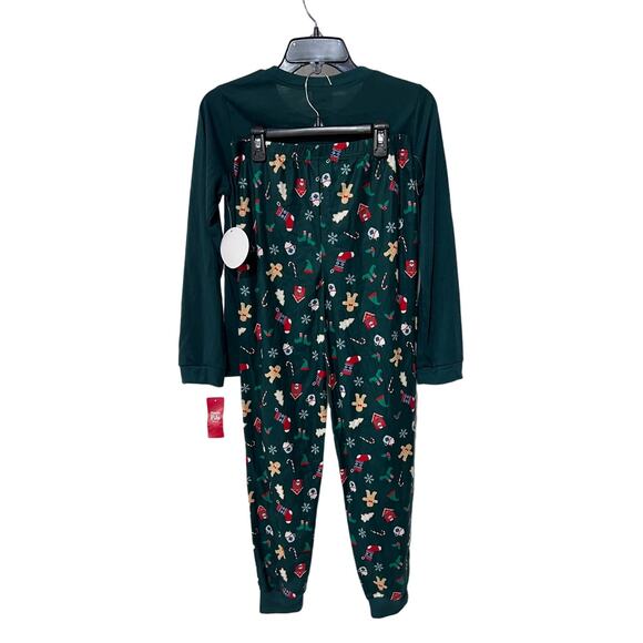 FAMILY PAJAMAS MACY'S BIG KIDS 2P ELFING CHRISTMAS HOLIDAY PJS SET SIZE 14-16 - Picture 3 of 6